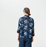 Indigo Gauze Rose Cachecoeur (Size 2) - 45R by 45rpm studio