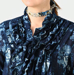 Indigo Gauze Rose Cachecoeur (Size 2) - 45R by 45rpm studio