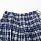 Indigo Fuwafuwa Double Woven Tiered Skirt
