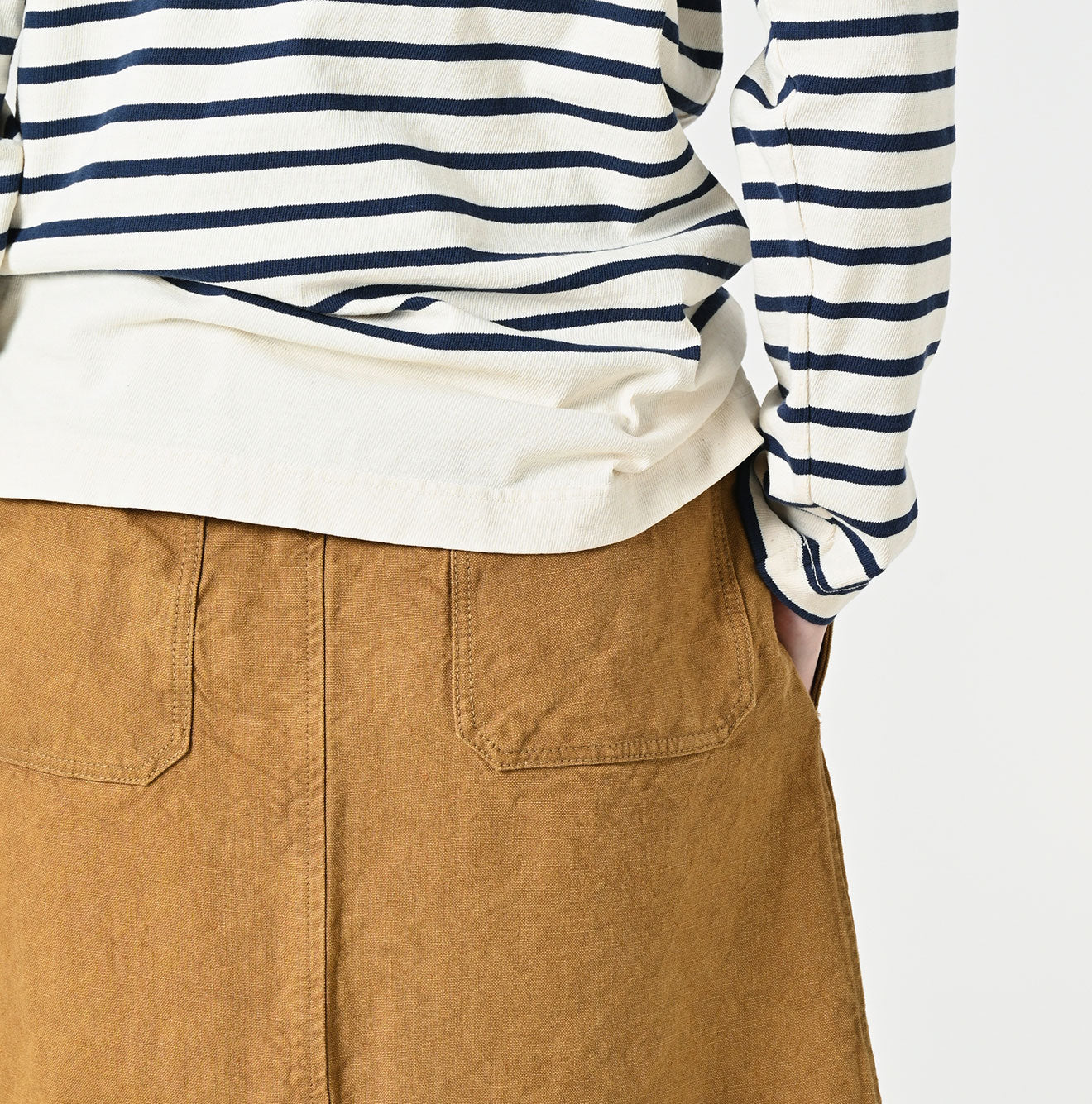 45R Linen Duck Working Skirt