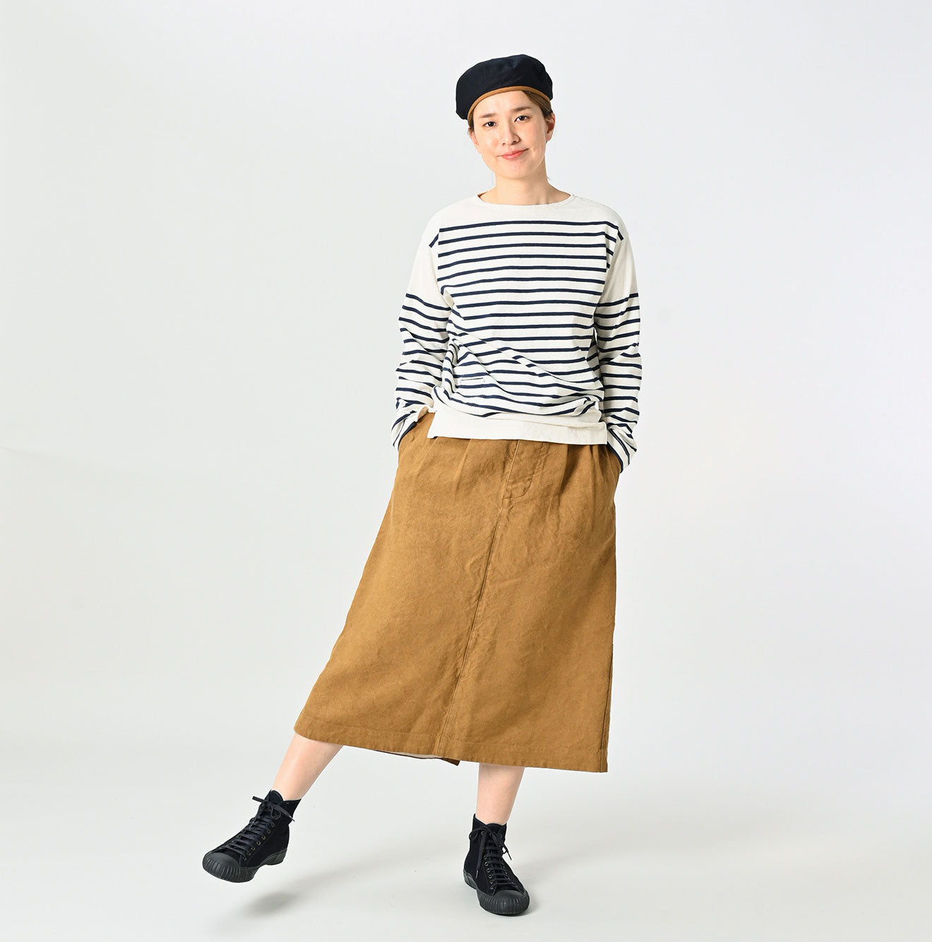 45R Linen Duck Working Skirt