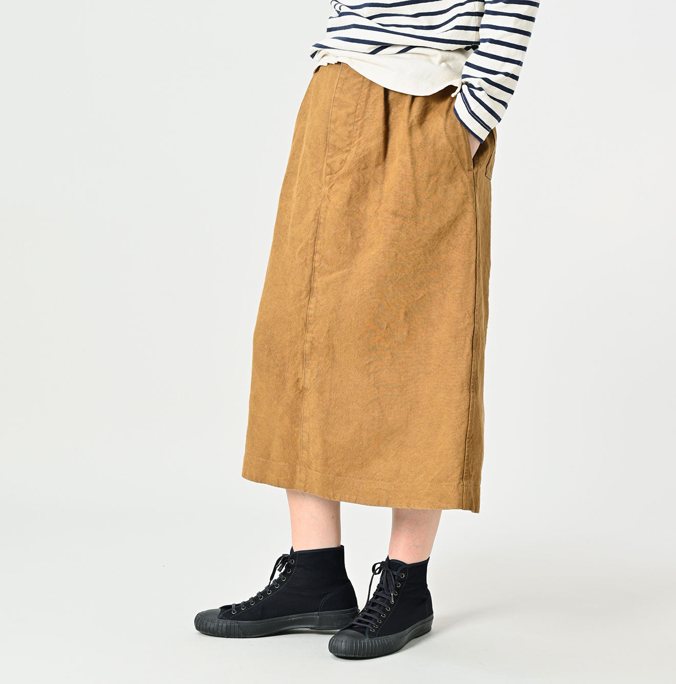 45R Linen Duck Working Skirt