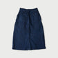 Indigo Linen Duck Working Skirt - 45R by 45rpm studio