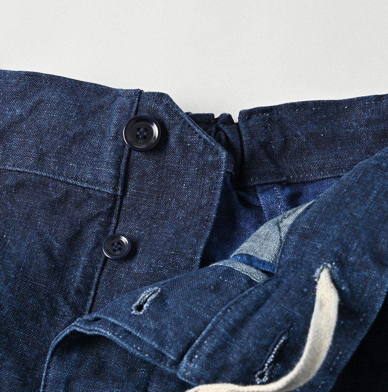 Indigo Linen Duck Working Skirt - 45R by 45rpm studio - Image 10