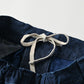 45R Indigo Linen Duck Working Skirt