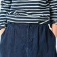 45R Indigo Linen Duck Working Skirt