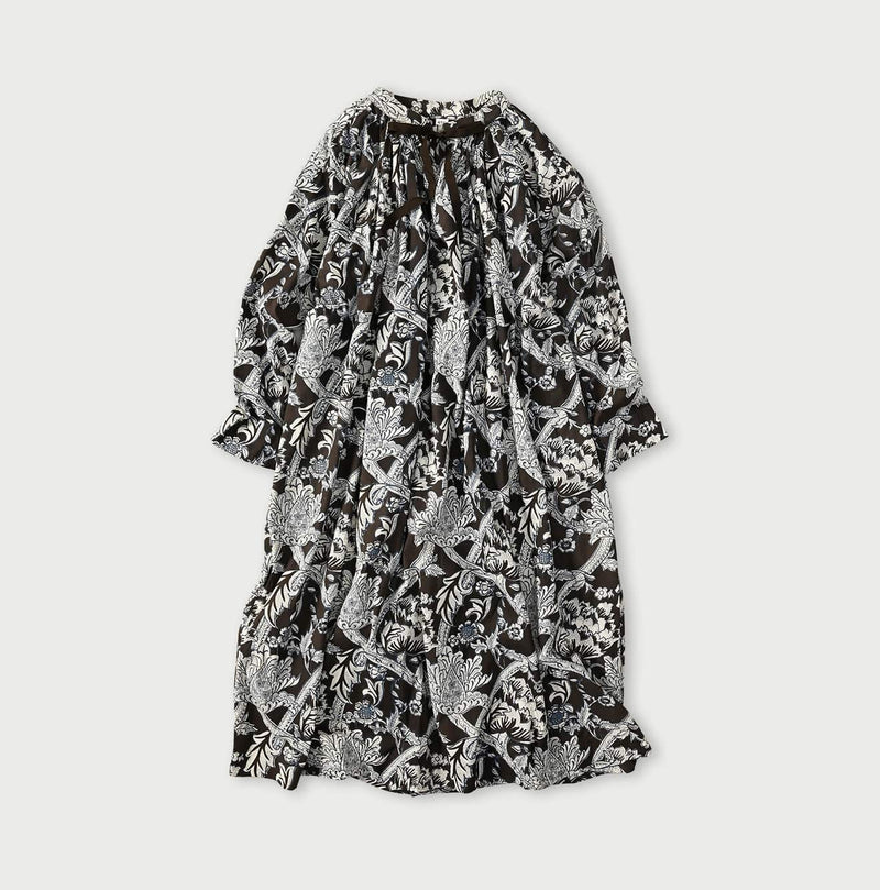 45R Khadi Flower Sarasa Chouchou Smocking Dress - Image 3