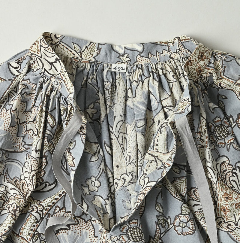 45R Khadi Flower Sarasa Chouchou Smocking Dress