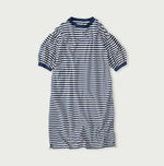 45R Stripe Puff Sleeve Dress