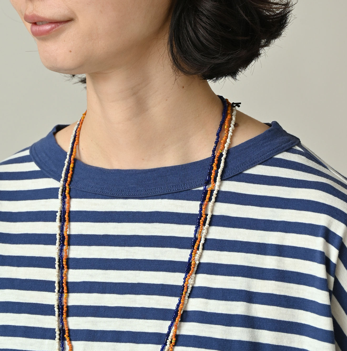 45R Stripe Puff Sleeve Dress - Image 5