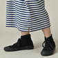 45R Stripe Puff Sleeve Dress