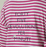 45R Stripe Puff Sleeve Dress (Top-dyed)