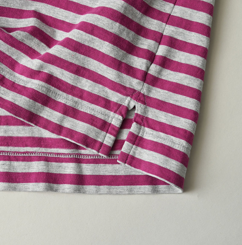 45R Stripe Puff Sleeve Dress (Top-dyed) - Image 13