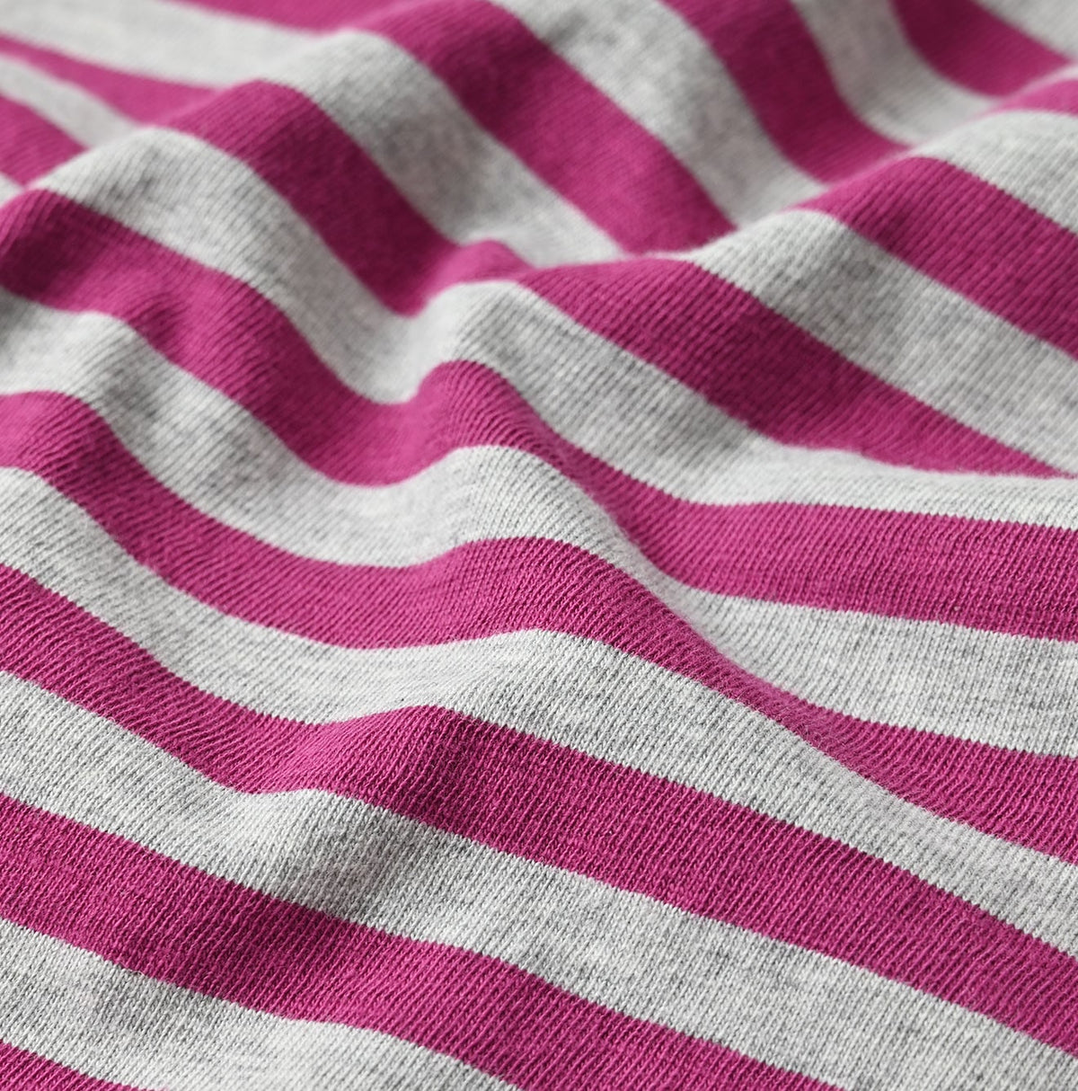 45R Stripe Puff Sleeve Dress (Top-dyed)