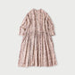 45R Stripe Flower Block Print Dress