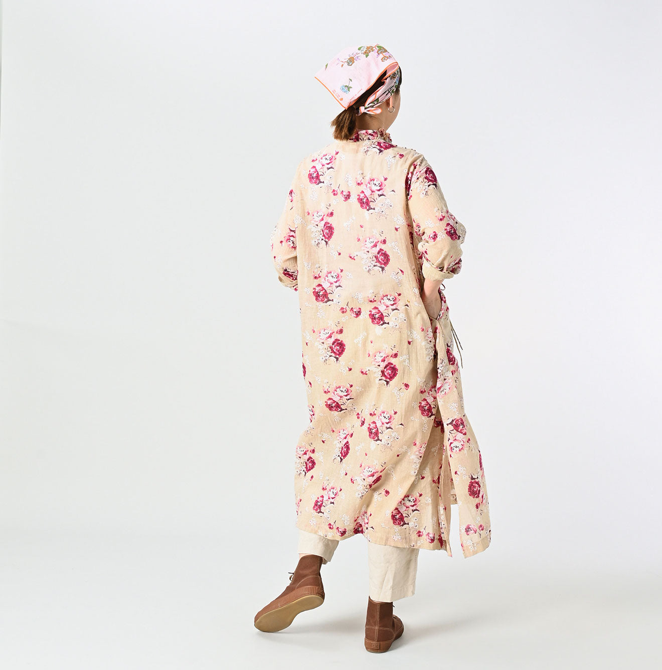 45R Pink Rose Gauze Dress