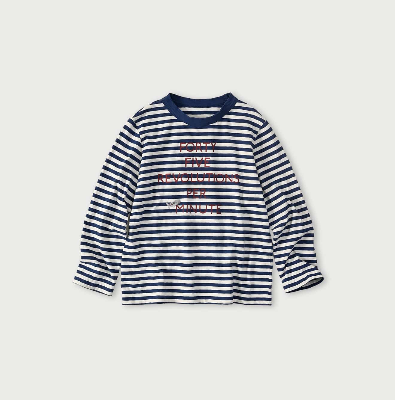 45R Stripe Square Print T-shirt