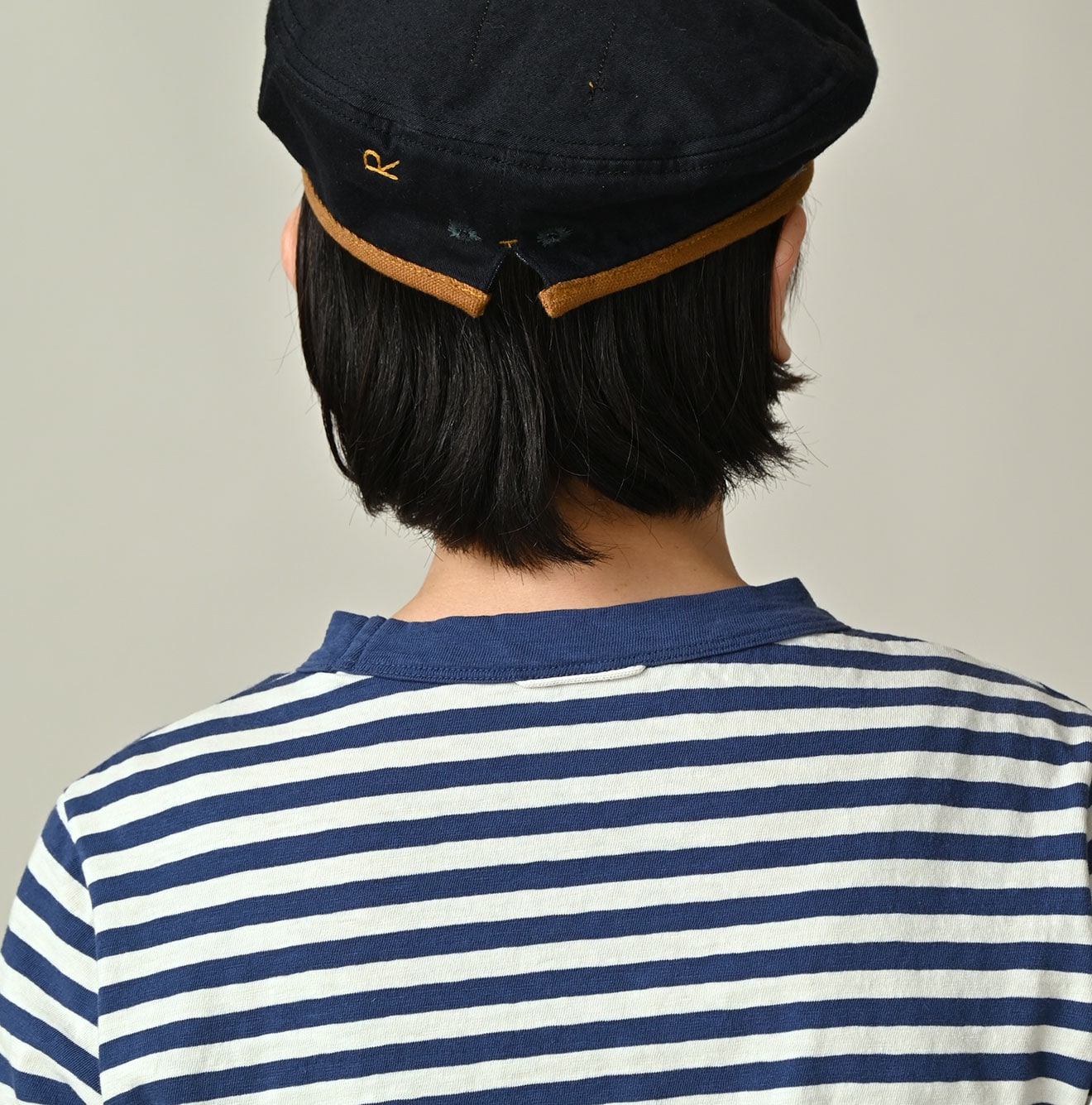 45R Stripe Square Print T-shirt