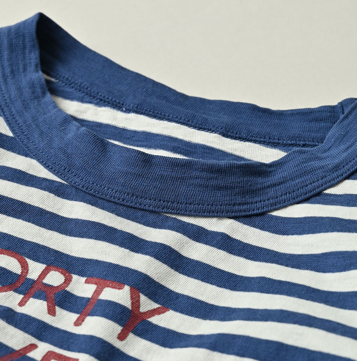 45R Stripe Square Print T-shirt