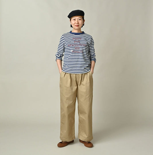 45R Stripe Square Print T-shirt