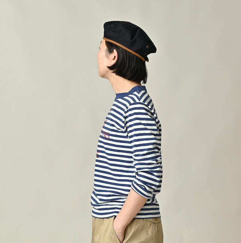 45R Stripe Square Print T-shirt