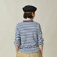45R Stripe Square Print T-shirt