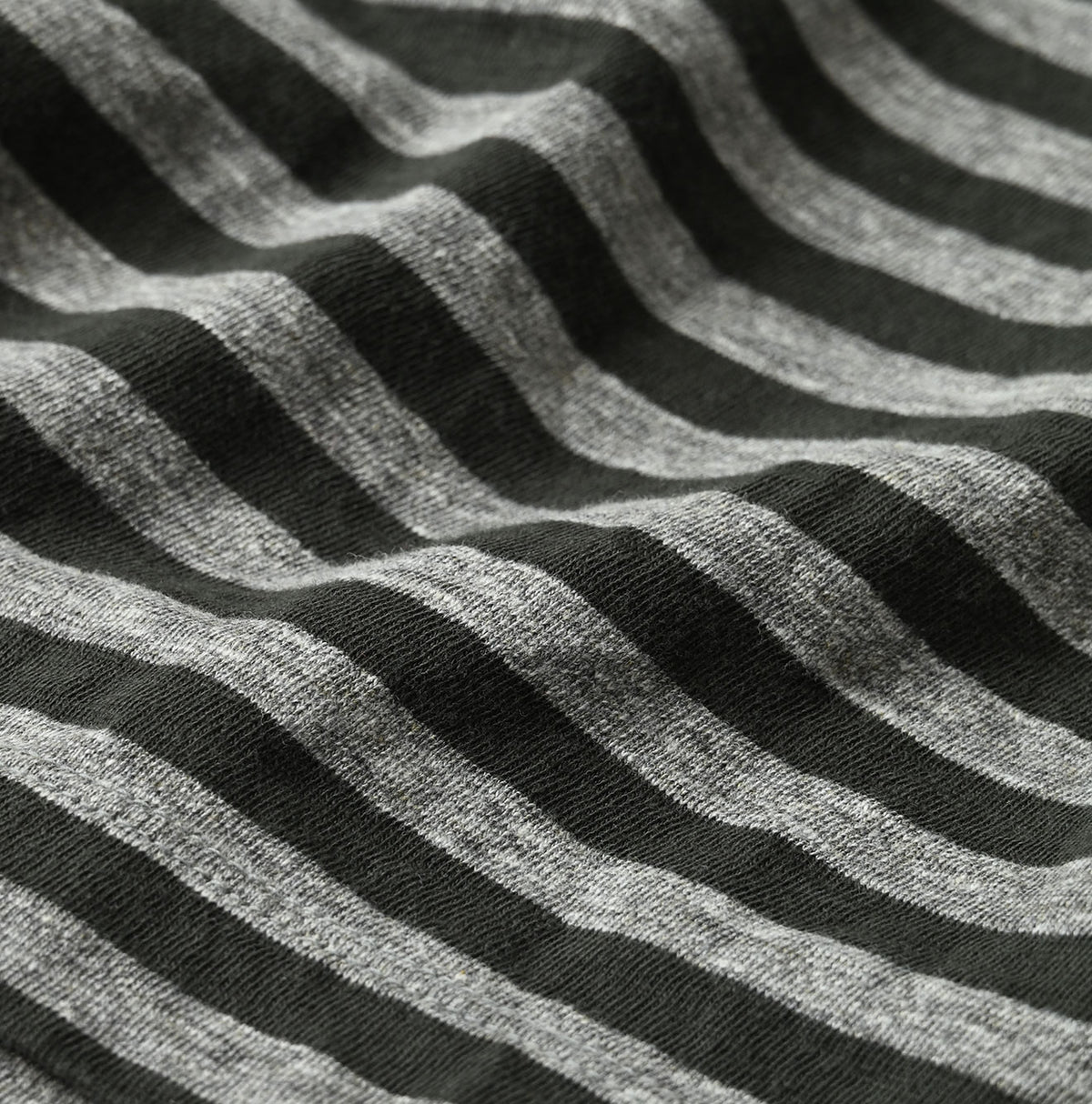 45R Stripe Square Print T-shirt (Top-dyed)