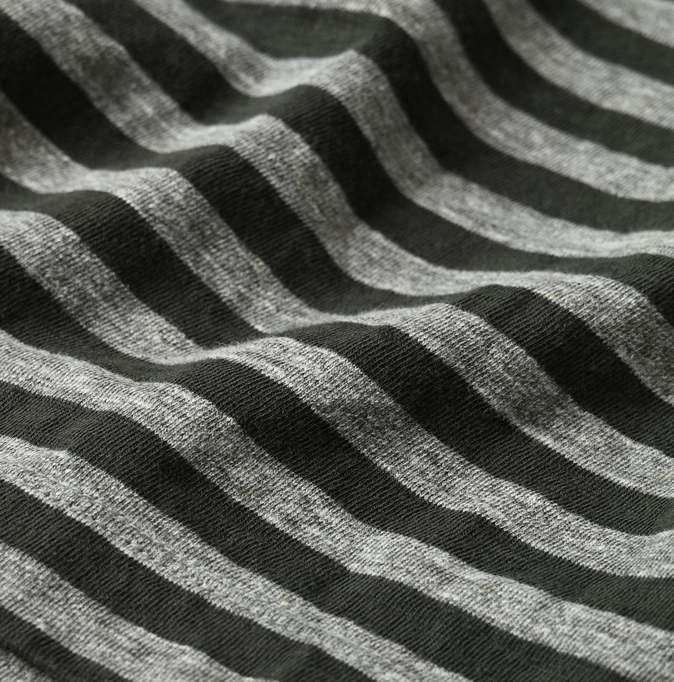 45R Stripe Square Print T-shirt (Top-dyed)