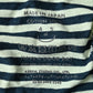 45R Indigo Stripe Square Print T-shirt