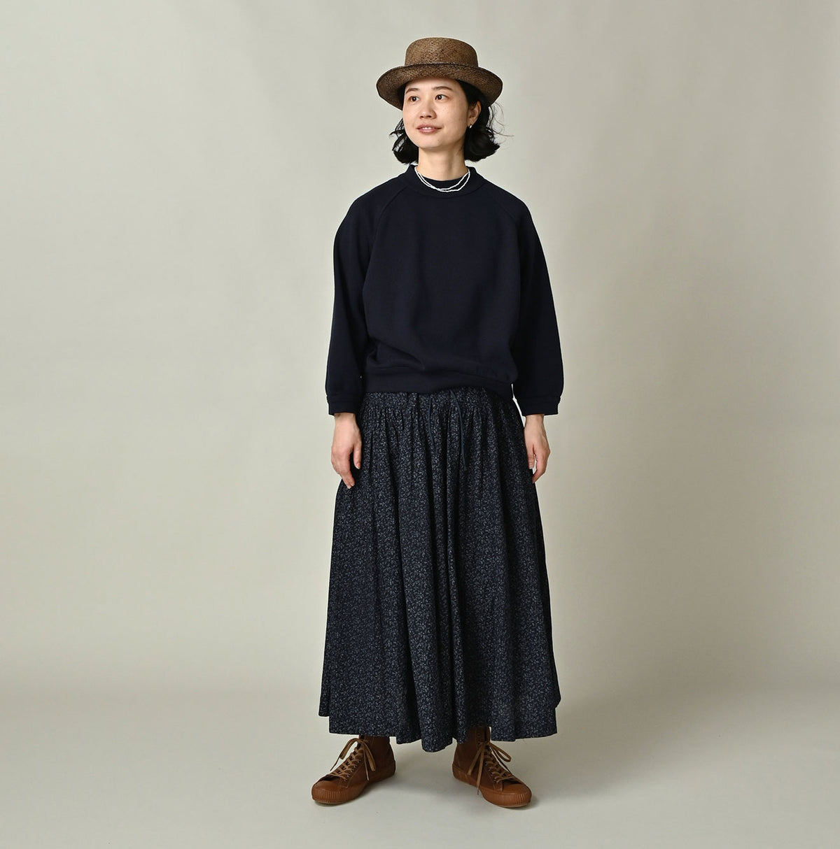 45R Jaquard Dolman Sleeve Top