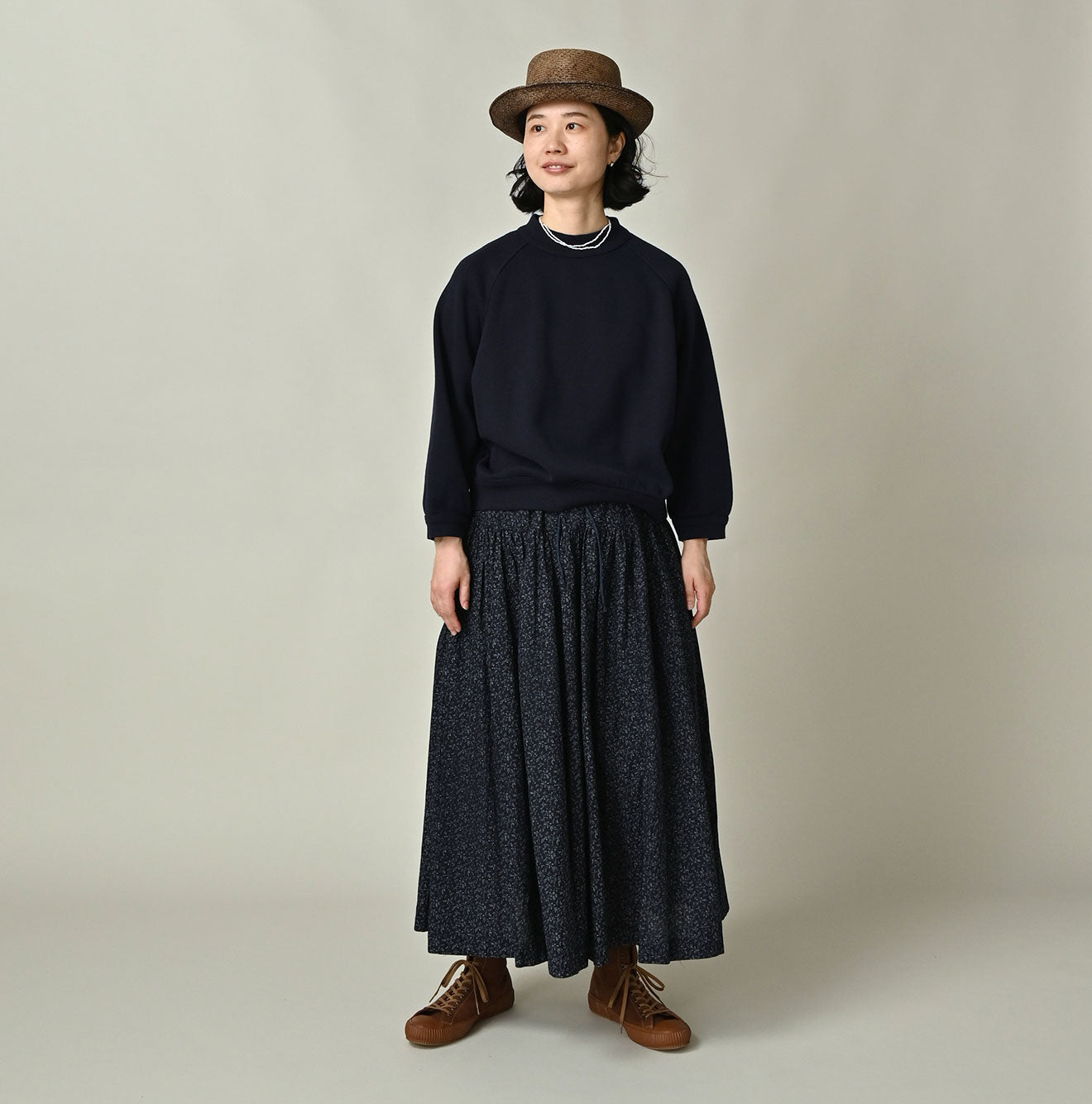 45R Jaquard Dolman Sleeve Top