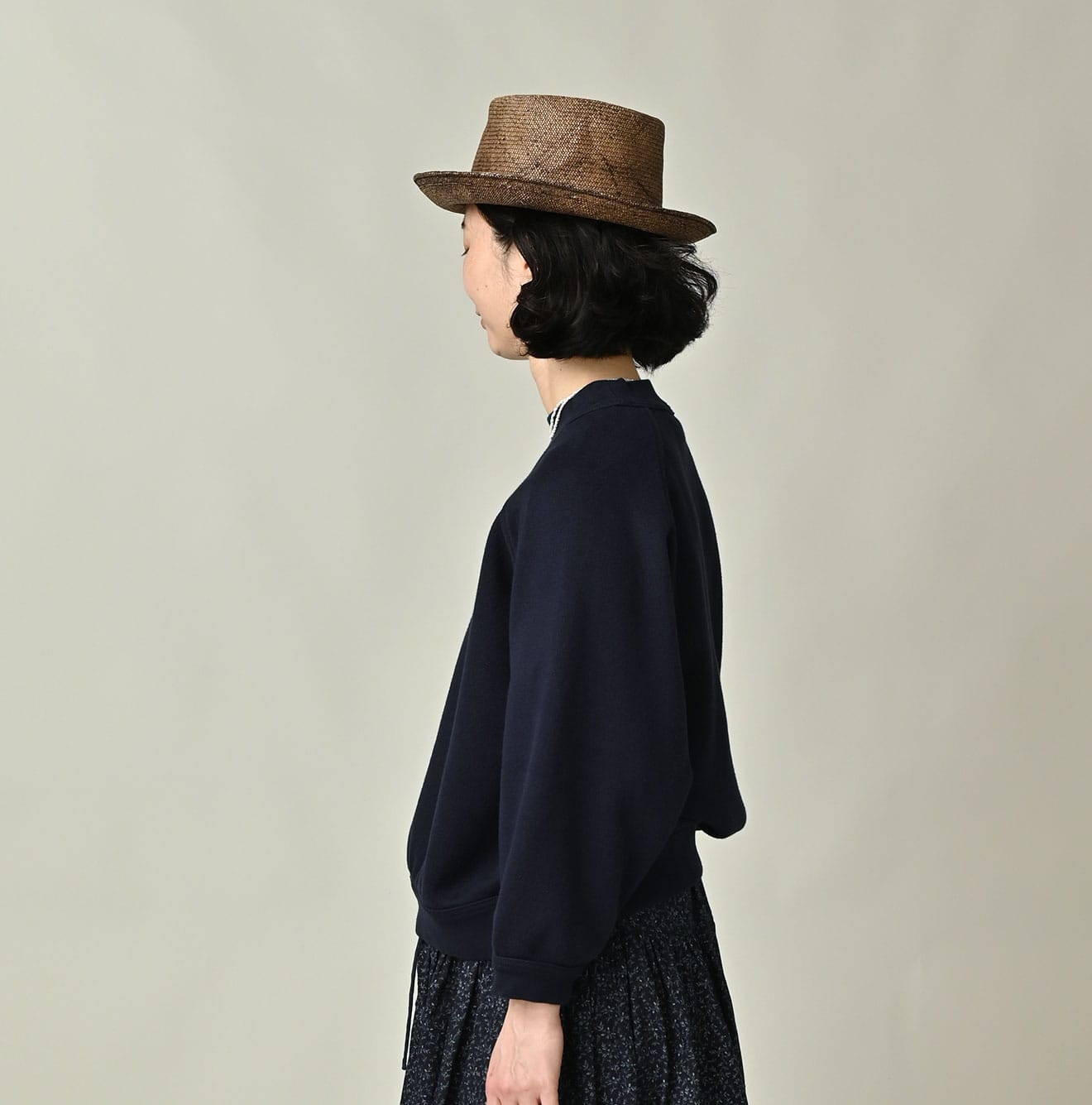 45R Jaquard Dolman Sleeve Top