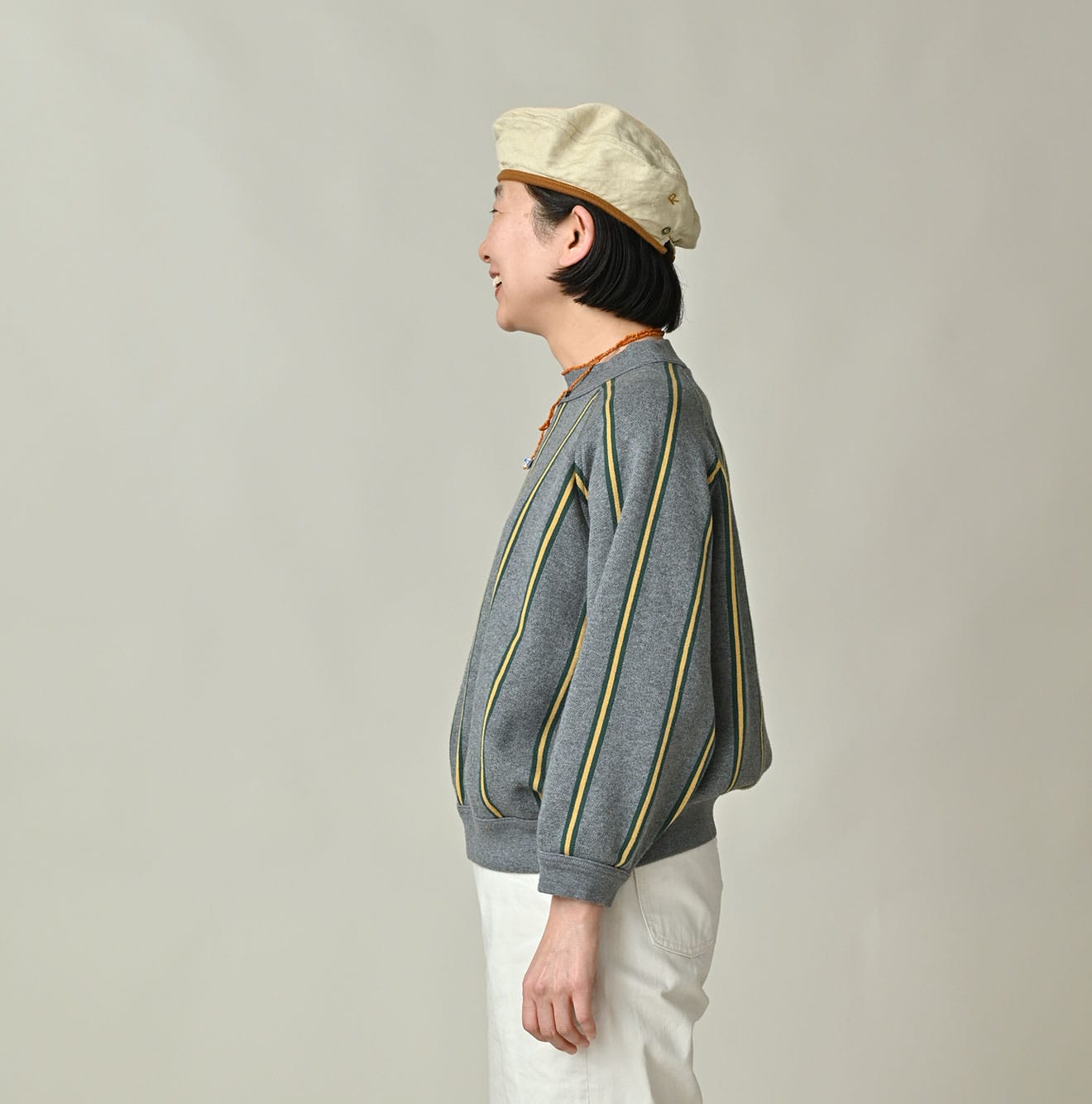 45R Regimental Stripe Dolman Top