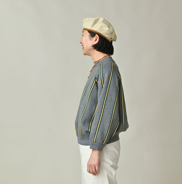 45R Regimental Stripe Dolman Top