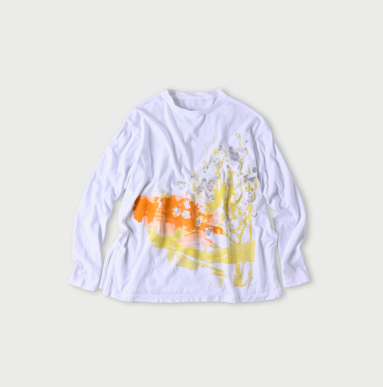 Gauze Tenjiku Plum Warbler T-shirt - 45R by 45rpm studio