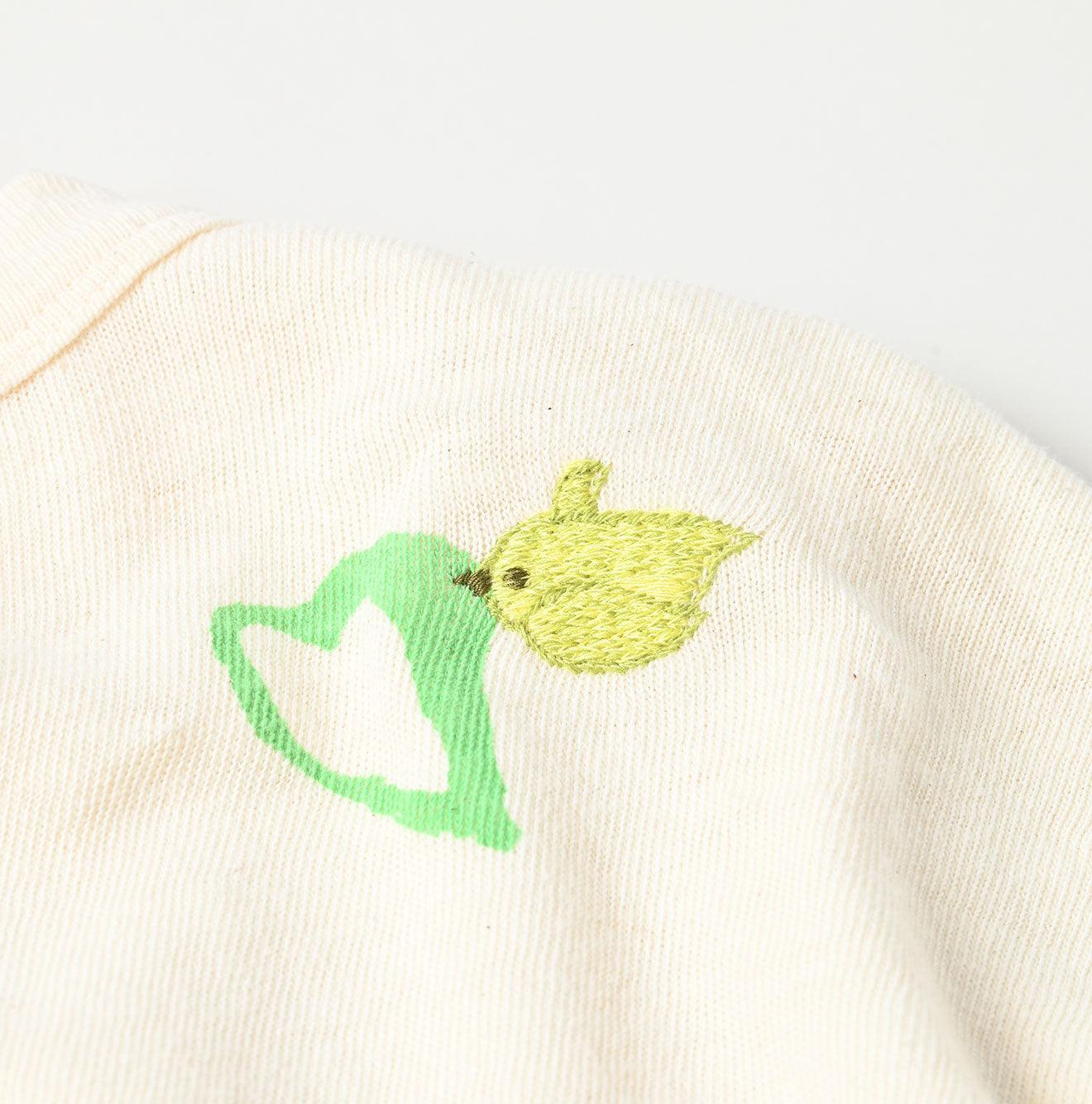 Gauze Tenjiku Plum Warbler T-shirt - 45R by 45rpm studio