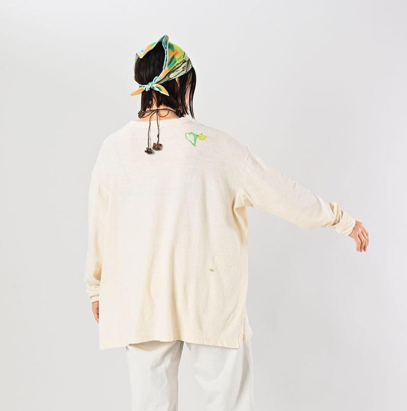 Gauze Tenjiku Plum Warbler T-shirt - 45R by 45rpm studio - Image 5