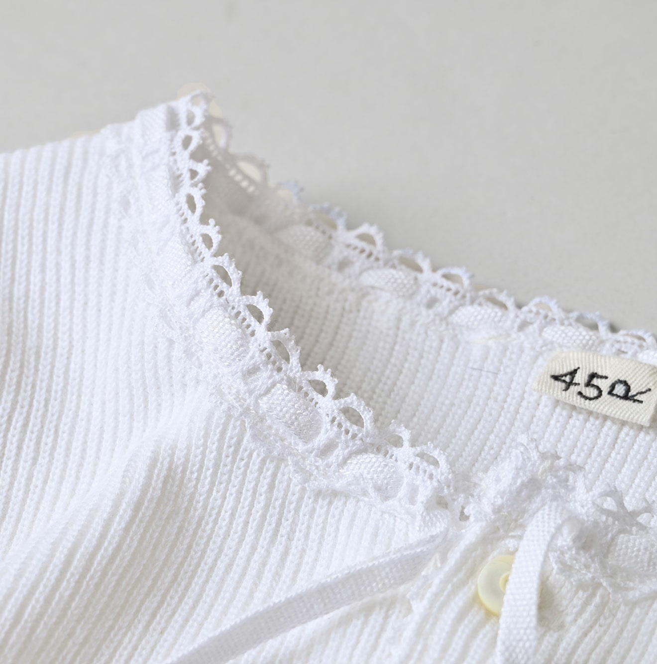 Rib Knit-sewn Henley