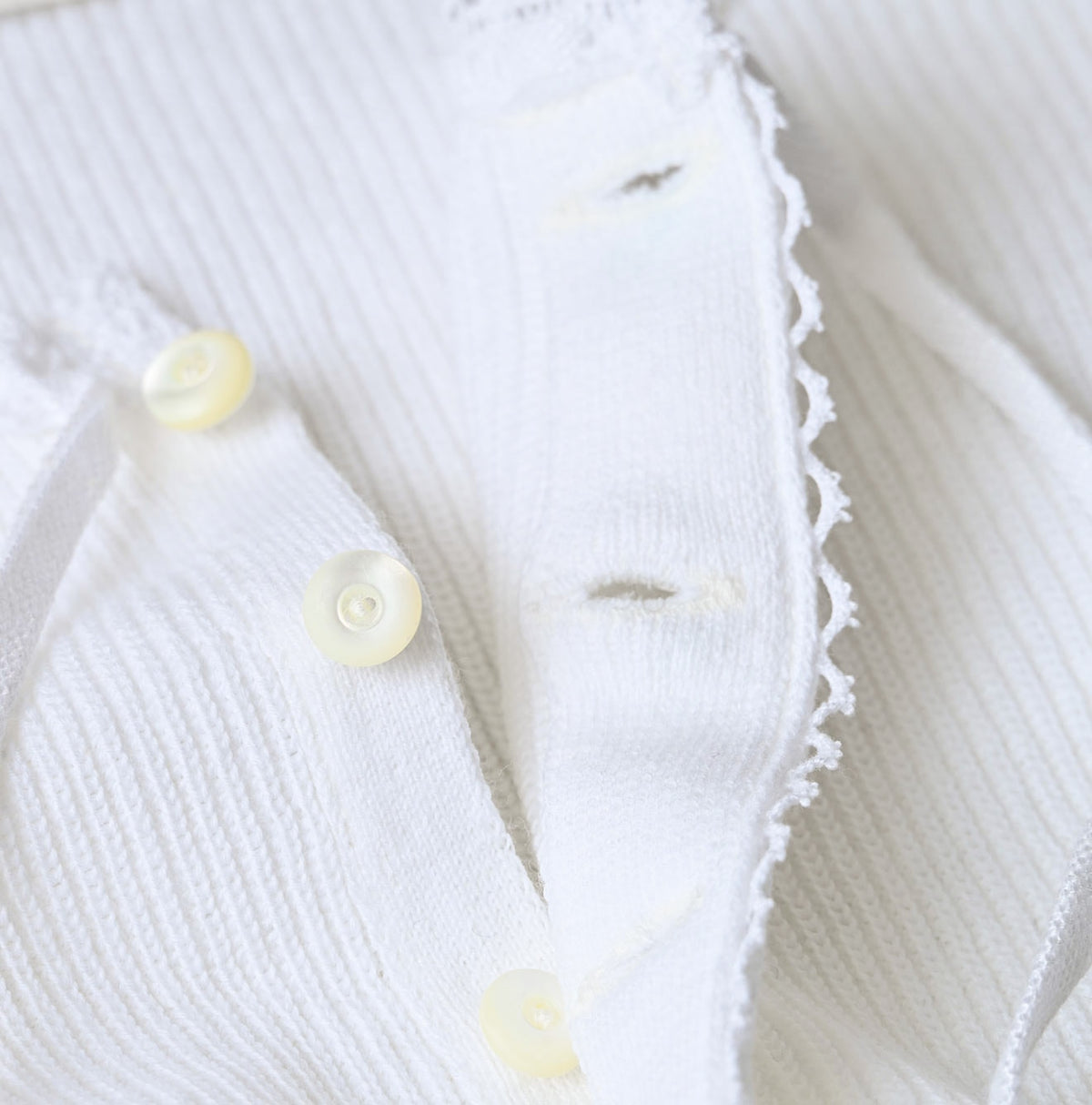 Rib Knit-sewn Henley