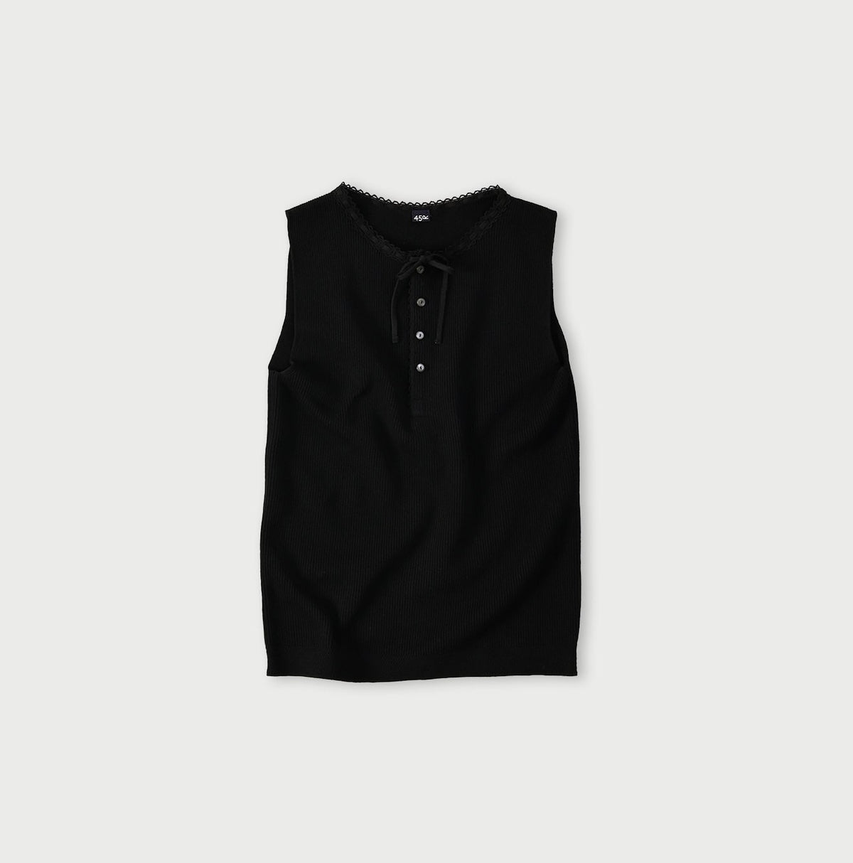 Rib Knit-sewn Camisole