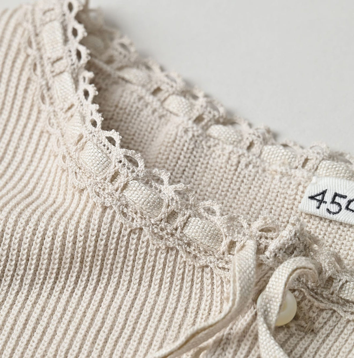 Rib Knit-sewn Camisole