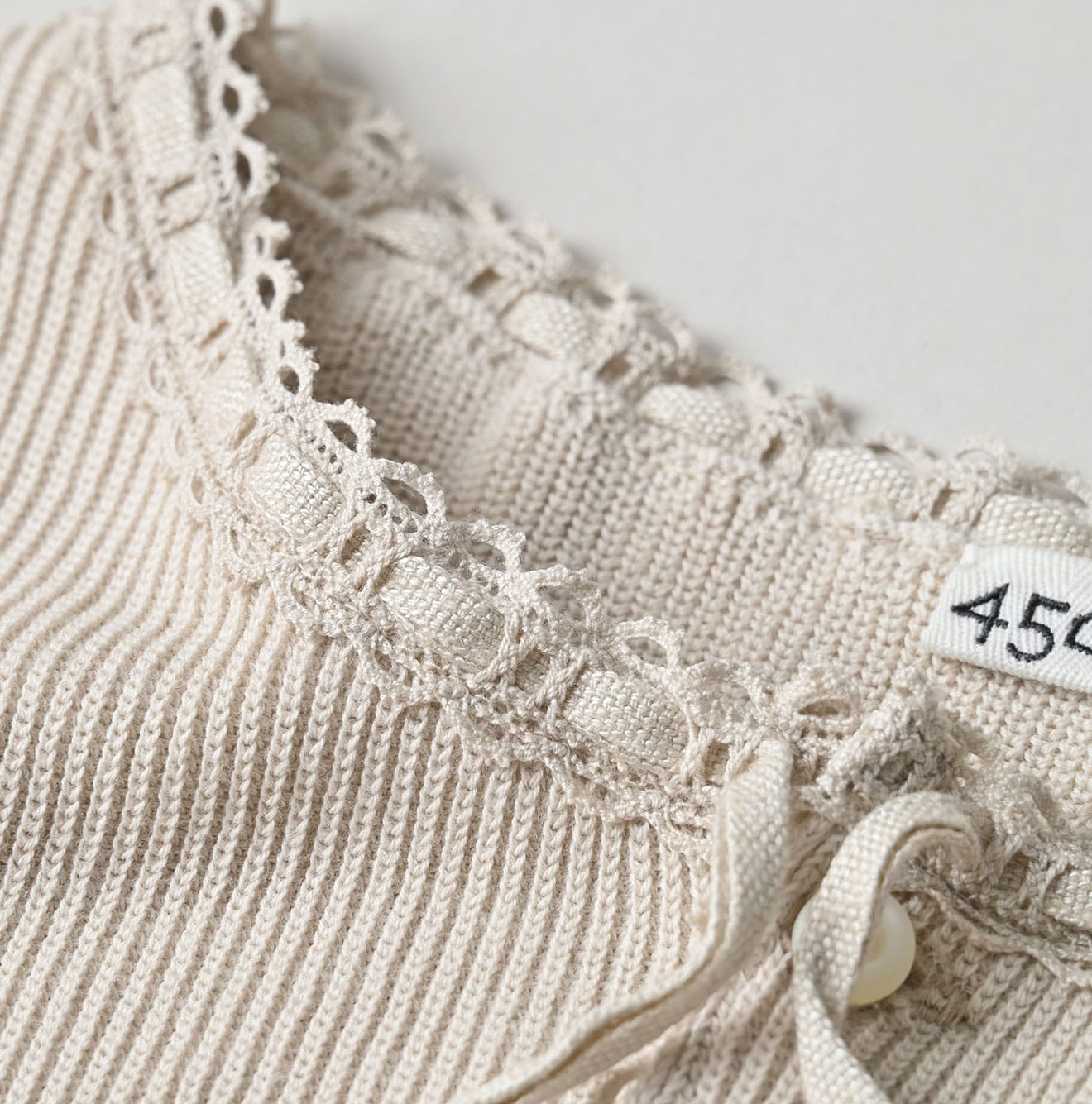 Rib Knit-sewn Camisole