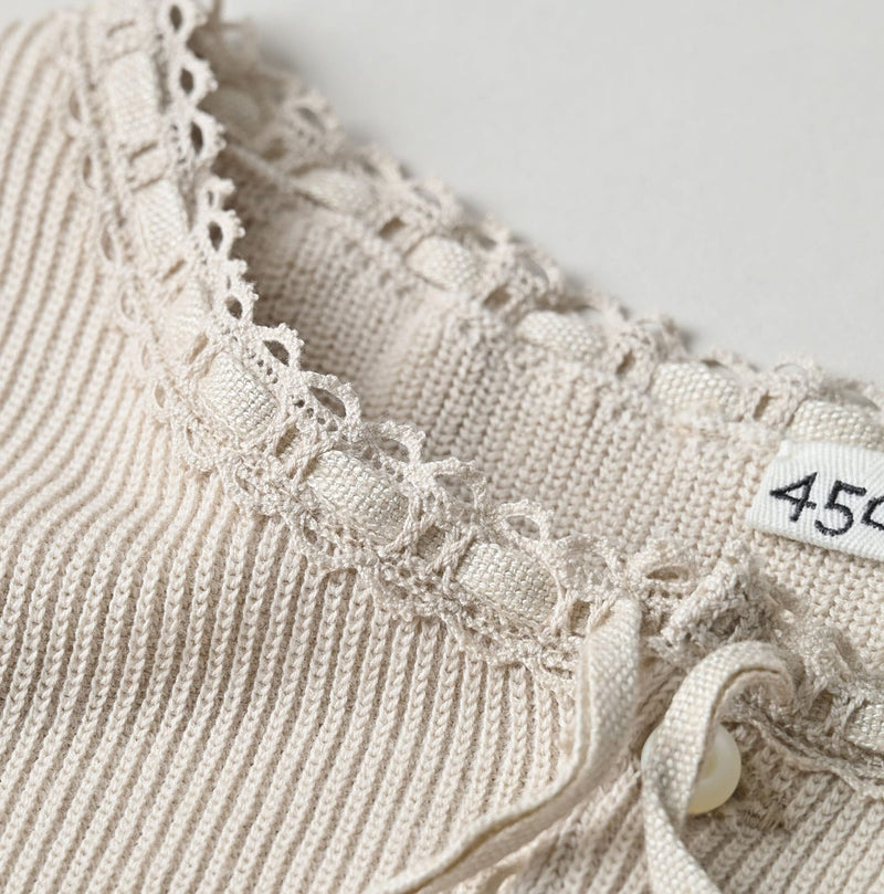 Rib Knit-sewn Camisole - Image 17