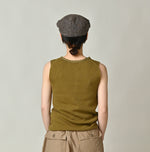 Rib Knit-sewn Camisole