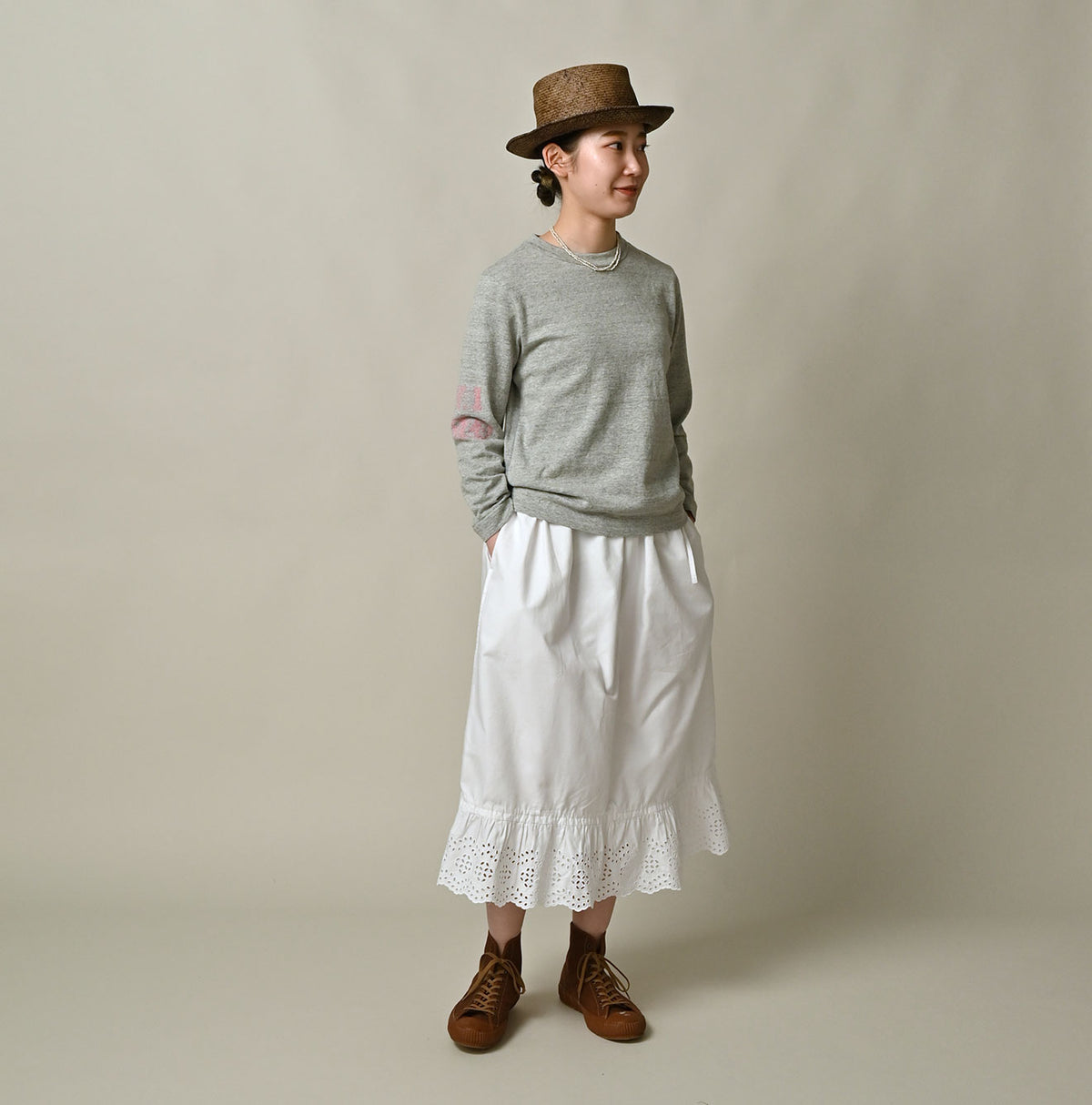 45R Jacquard Square T-shirt