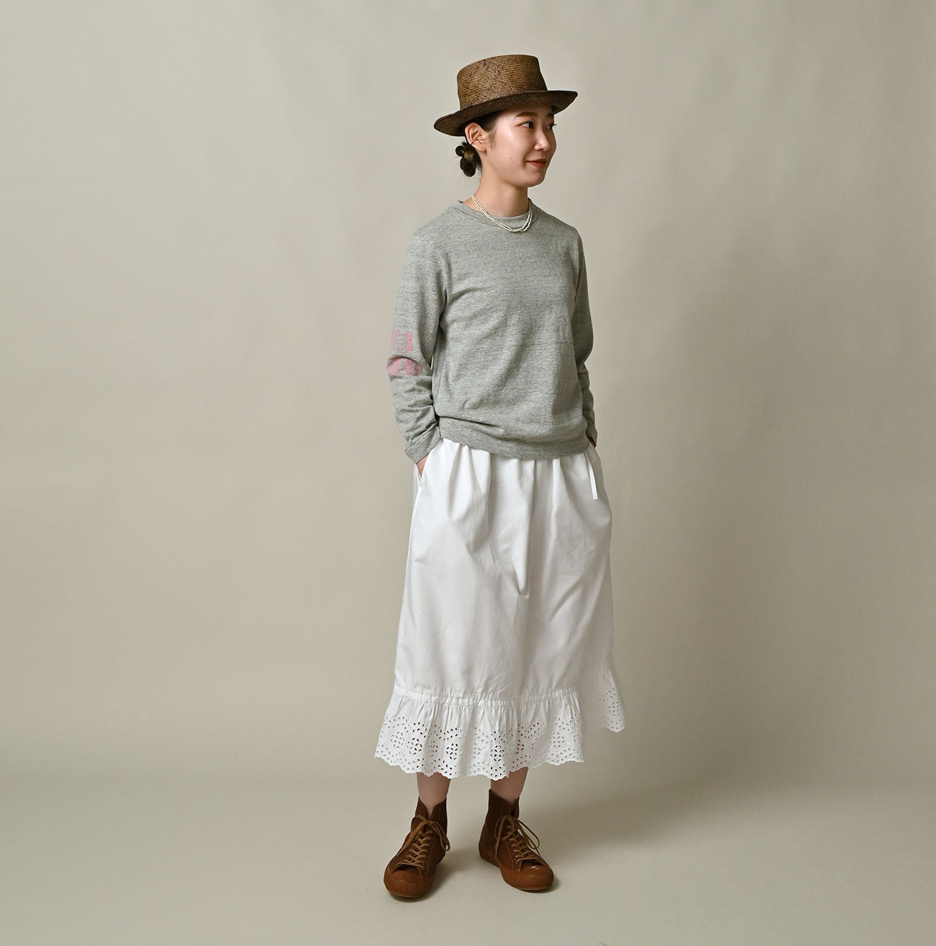 45R Jacquard Square T-shirt