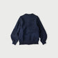 45R Indigo Puff Sleeve Cardigan