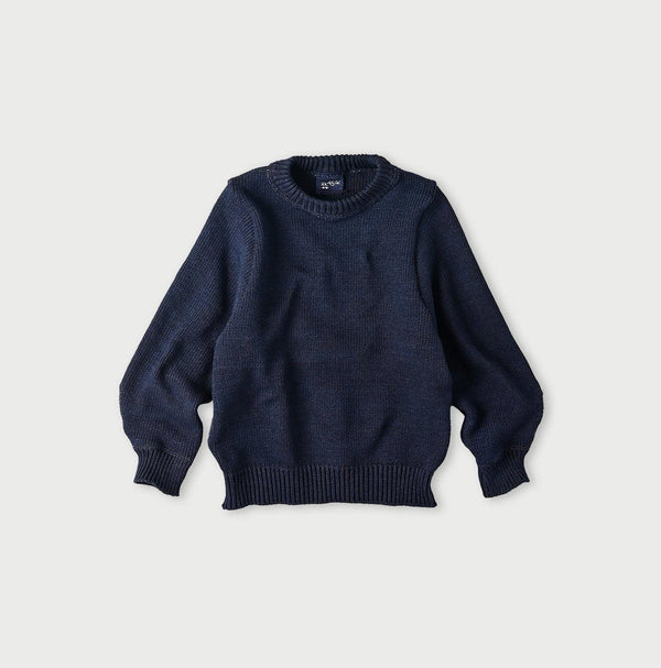 Indigo Puff Sleeve Sweater - 45R by 45rpm studio