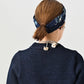 45R Indigo Puff Sleeve Sweater