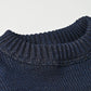 45R Indigo Puff Sleeve Sweater